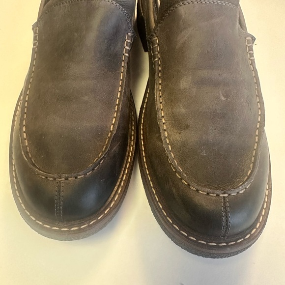 G.H Bass Buckley Men’s Leather Loafers Distressed Gray Size 10 M - Picture 3 of 9